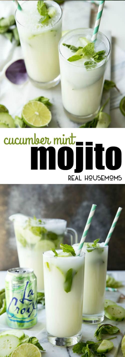 Cucumber Mint Mojito - Real Housemoms