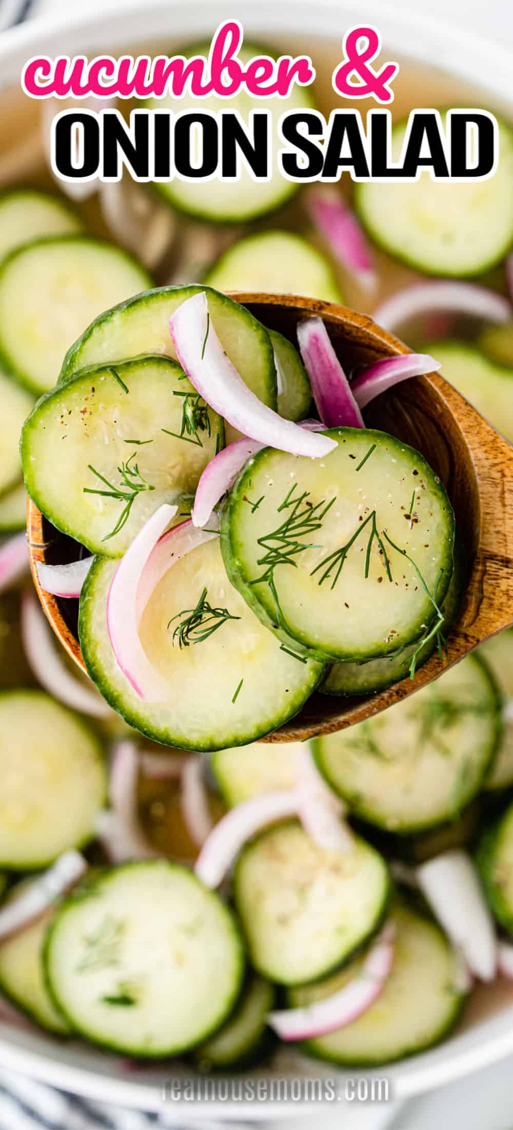 Cucumber & Onion Salad ⋆ Real Housemoms