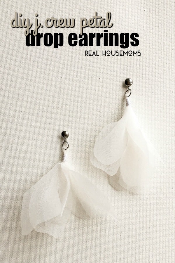 Recreate these perfect for spring, petal drop earrings inspired by J. Crew in under 10 minutes!