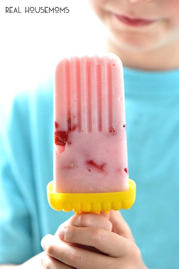 FROZEN PARFAITS are an easy-to-make snack that's a great grab-and-go option for active kids!