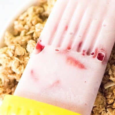 FROZEN YOGURT PARFAITS are an easy-to-make snack that can be a great grab-and-go option for active kids!