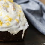 Double Glazed Lemon Pound Cake is moist and delicious then topped with a sweet lemon glaze while hot and a Cream Cheese Glaze once it cools! It's like sunshine in your mouth!!