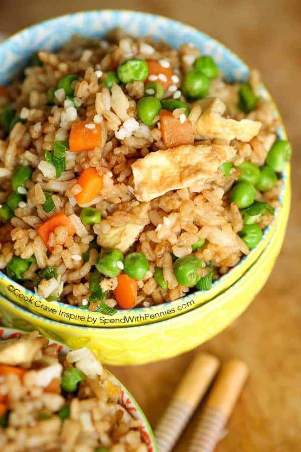 Easy Fried Rice - Spend with Pennies