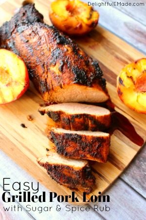 Easy Grilled Pork Loin by Delightful E Made