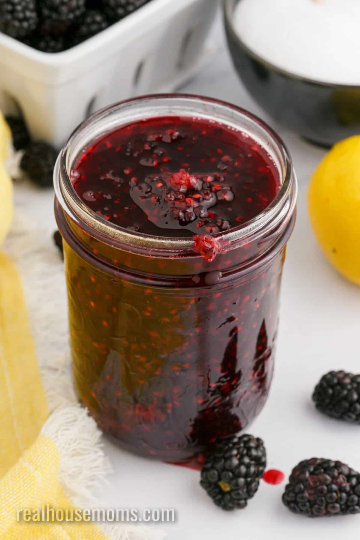 Easy Homemade Blackberry Sauce ⋆ Real Housemoms