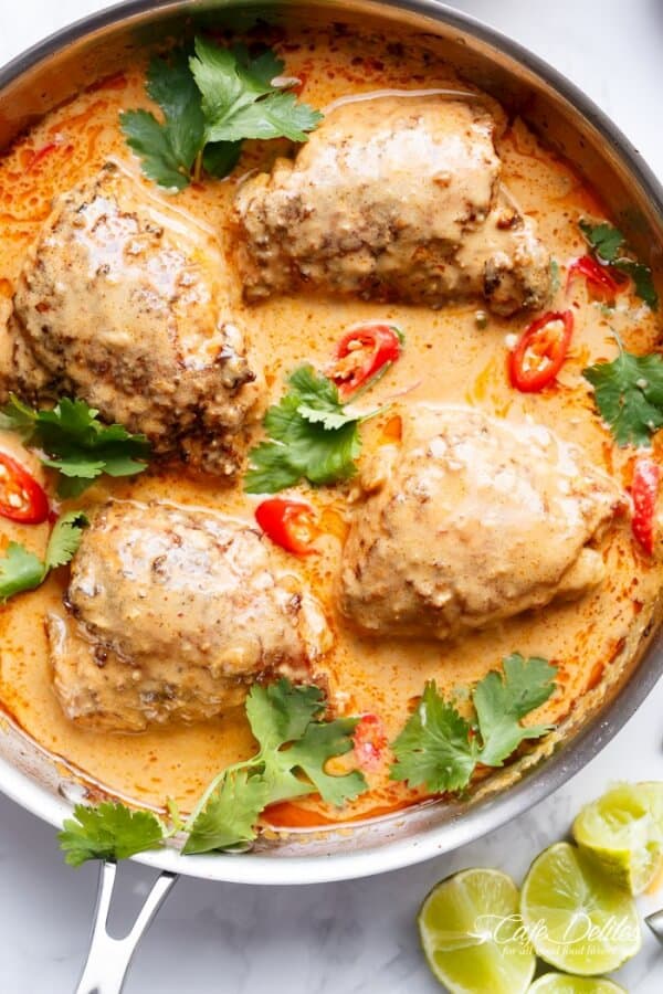 Easy Thai Satay Chicken - Cafe Delites