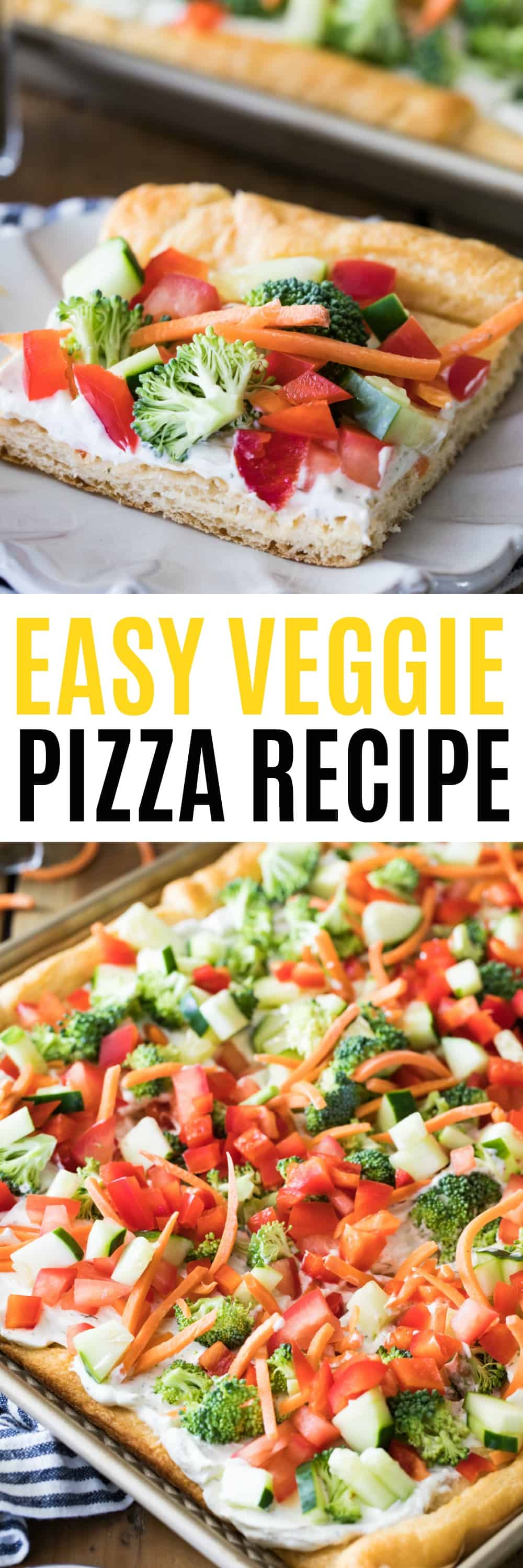 Easy Veggie Pizza ⋆ Real Housemoms