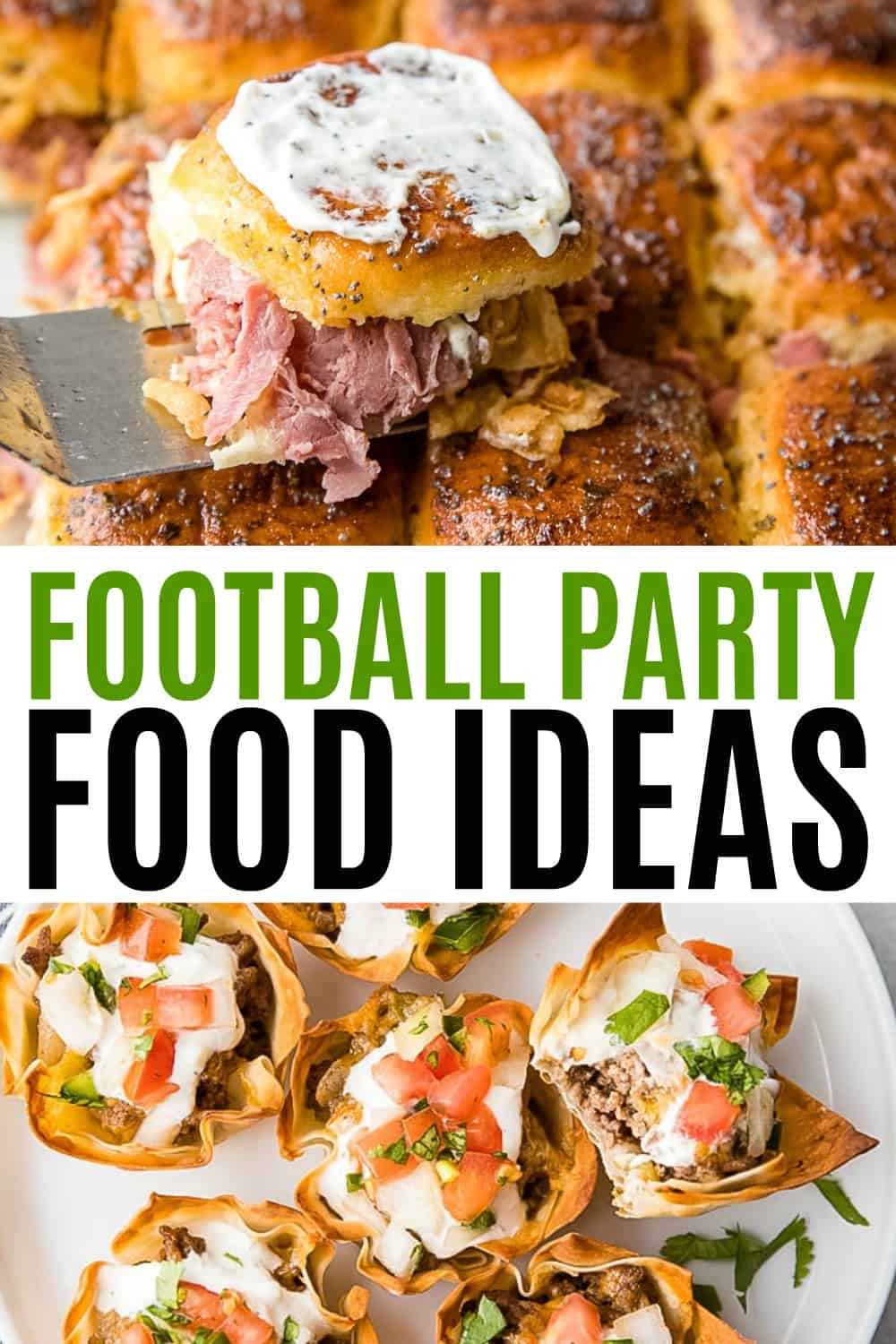 Festive Football Food Snacks for the Big Game