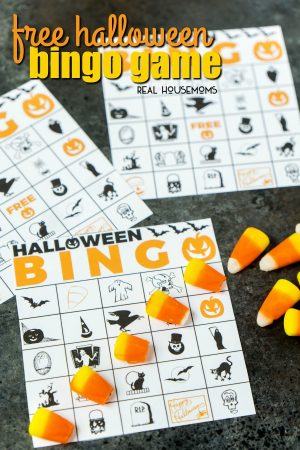 Free Printable Halloween Bingo Game ⋆ Real Housemoms