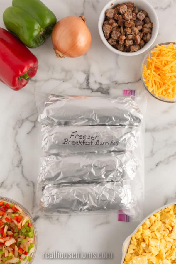 Freezer Breakfast Burritos ⋆ Real Housemoms