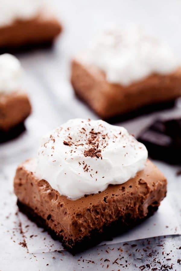 French Silk Pie Bars - The Recipe Critic