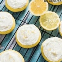 These soft FROSTED LEMON COOKIES are the perfect way to welcome in spring. The tangy lemon frosting takes them over the top!