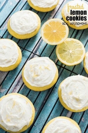 Frosted Lemon Cookies ⋆ Real Housemoms