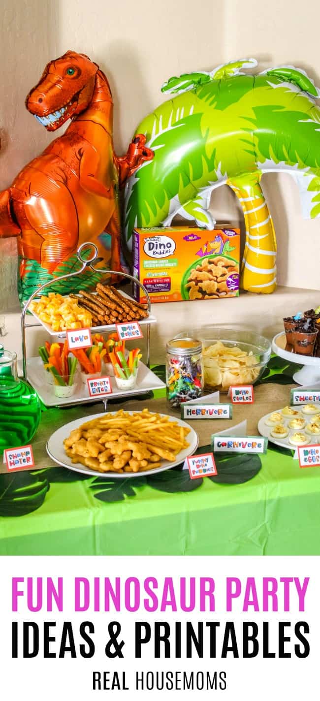 Fun Dinosaur Party Ideas Printables Real Housemoms