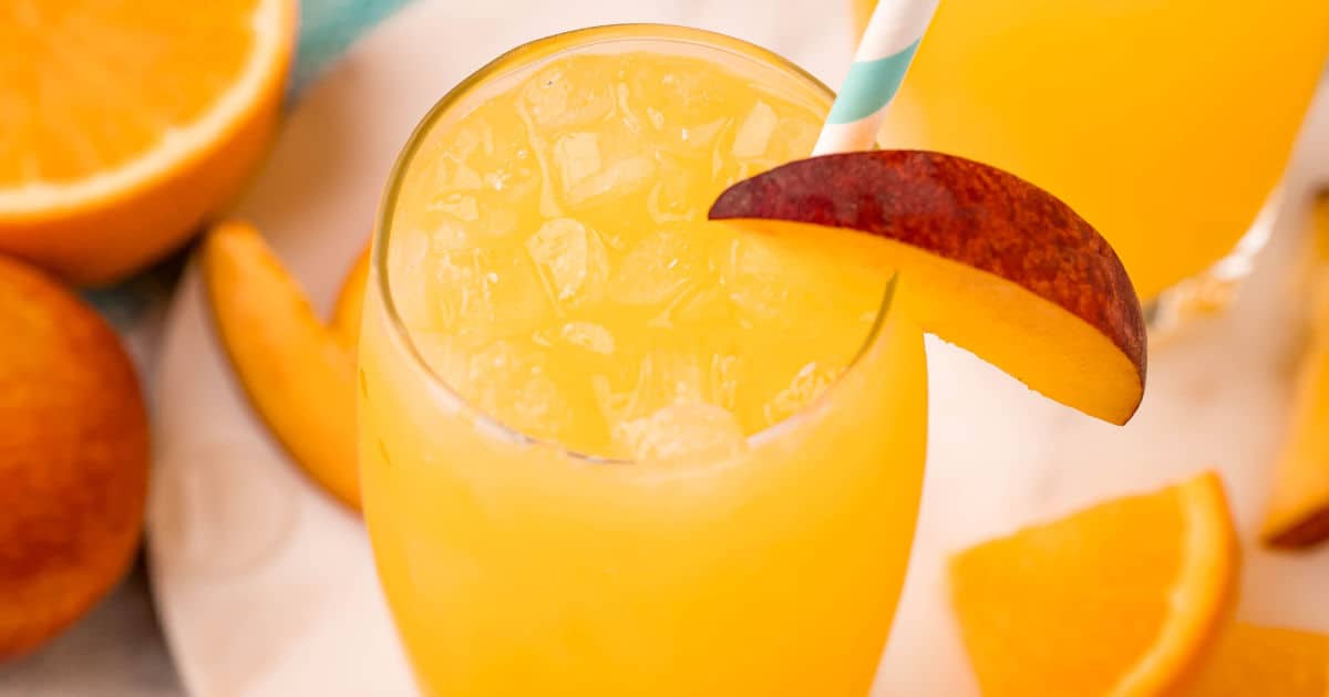 Fuzzy Navel Cocktail ⋆ Real Housemoms