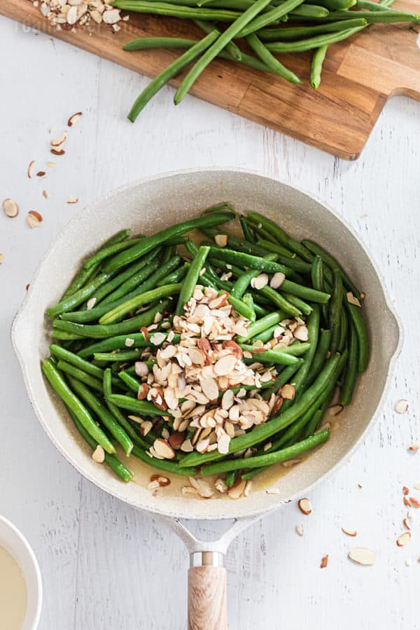 Garlic Lime And Almond Green Bean Recipe ⋆ Real Housemoms