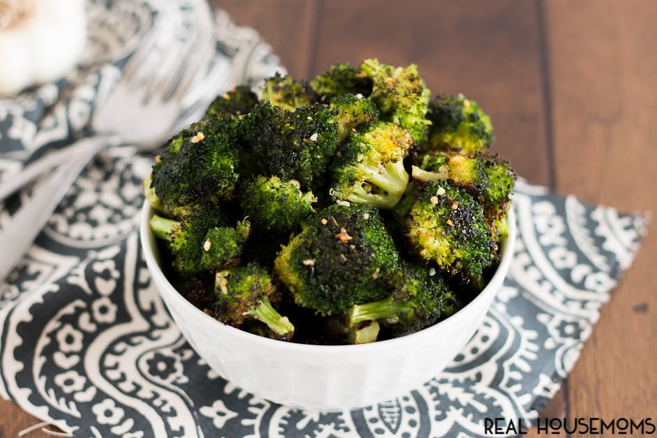 Garlic Roasted Broccoli ⋆ Real Housemoms