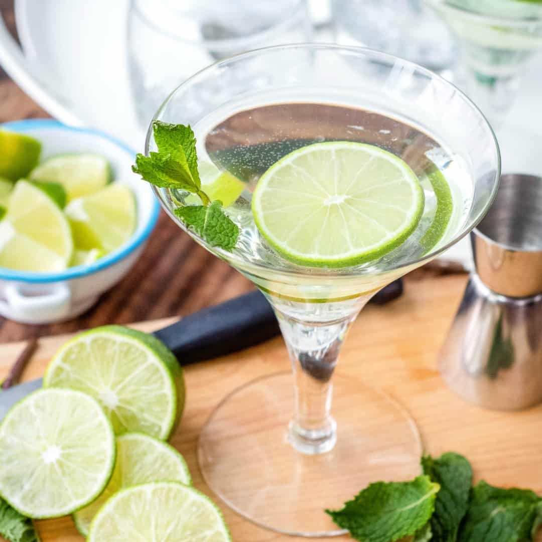 The Gimlet is a timeless cocktail made with fresh lime juice, a touch of sweetness, and flowery gin for a perfectly refreshing drink!