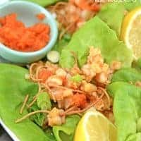 Ginger Shrimp Lettuce Wraps are a 15-minute appetizer or entrée your family is sure to love!