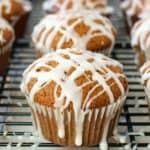 If you love Gingerbread cookies, you're gonna adore these amazing Glazed Gingerbread Muffins!