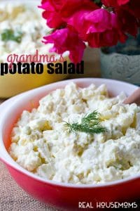 Grandma's Potato Salad is a recipe straight from my beautiful Grandma! It's an easy side dish that is perfect for entertaining!