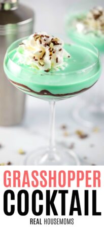 Grasshopper - 3 Ingredient Cocktail ⋆ Real Housemoms