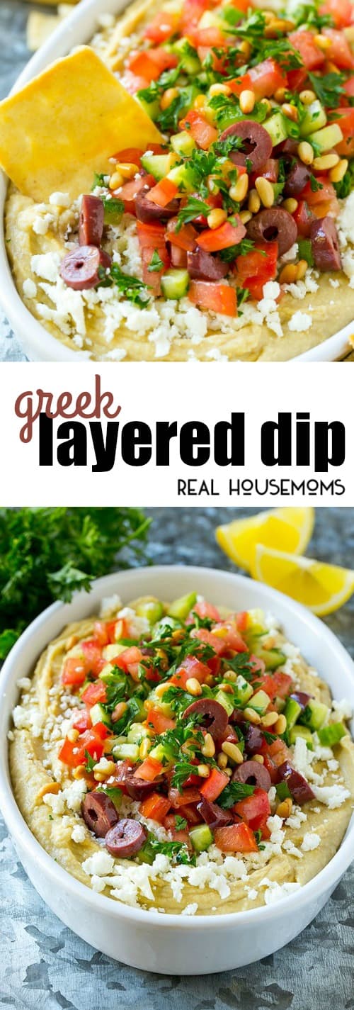 Greek Layered Dip ⋆ Real Housemoms