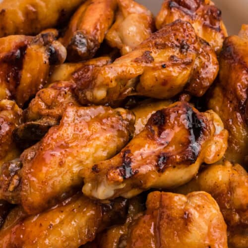 Grilled Honey Sriracha Chicken Wings ⋆ Real Housemoms