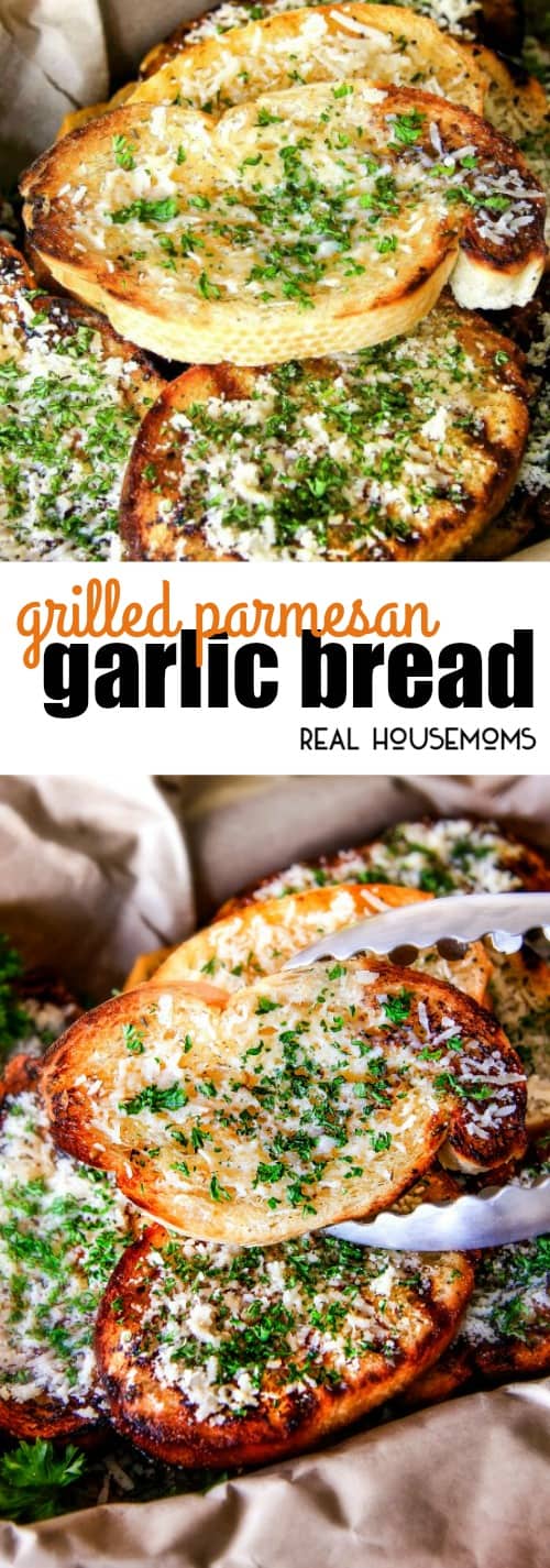 Grilled Parmesan Garlic Bread Real Housemoms