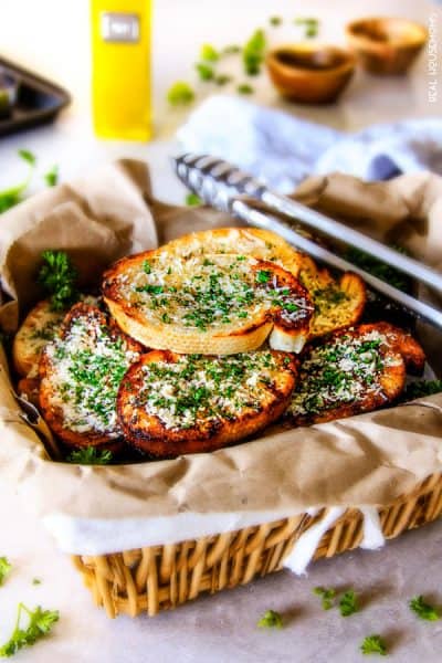 Grilled Parmesan Garlic Bread Real Housemoms