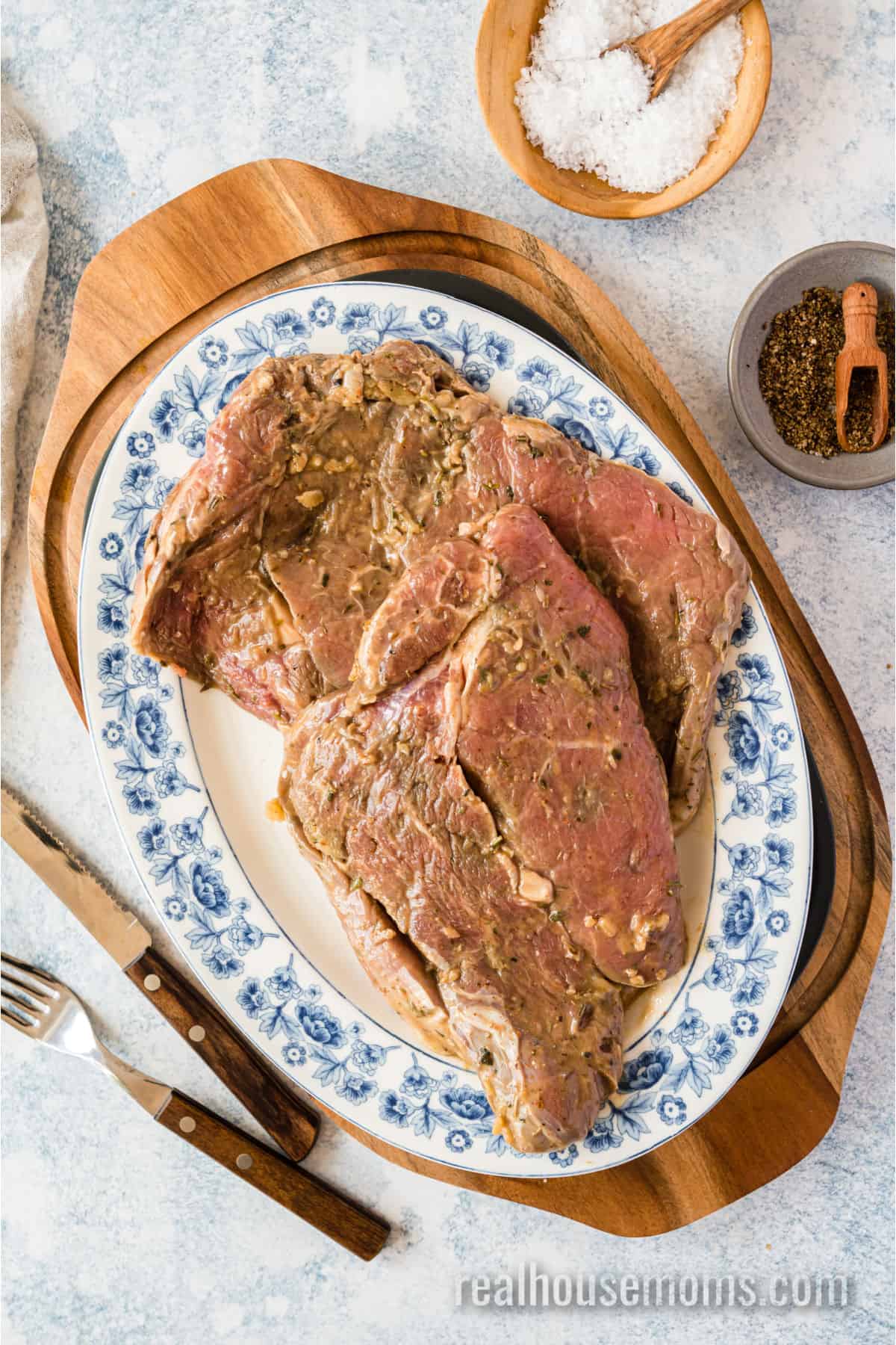 Grilled Ribeye Steak Recipe (Only 2 Ingredients) - Momsdish