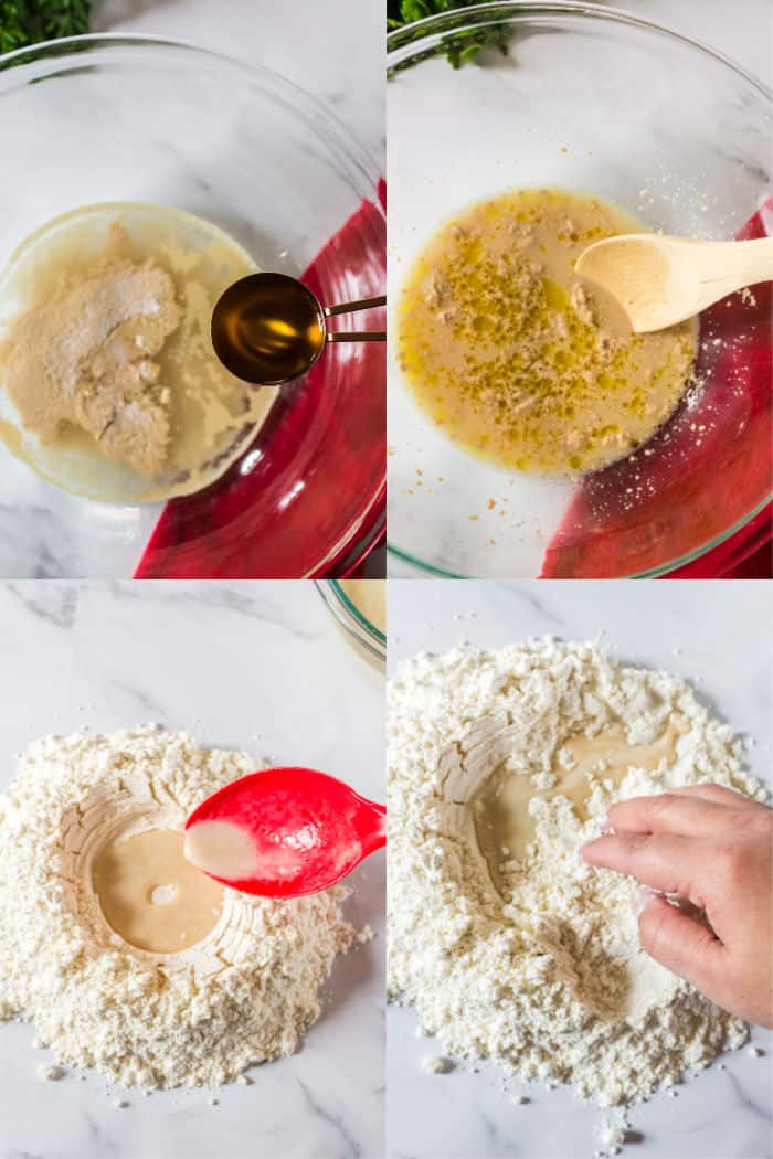 steps to make calzone dough
