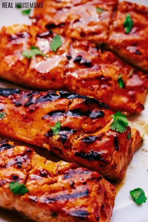 Hawaiian Grilled Salmon Fillets ⋆ Real Housemoms