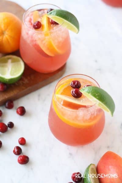 Orange Cranberry Party Punch ⋆ Real Housemoms