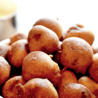Homemade Corn Dog Bites will disappear fast when you make them for watching the big game or an after school snack! They're an easy appetizer recipe that everyone loves!