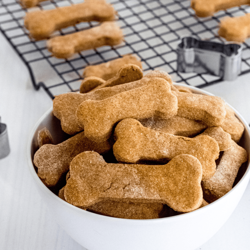 Making homemade snacks for your four-legged friend is a breeze with this simple peanut butter dog ...