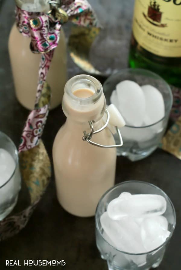 Homemade Irish Cream is super easy to make and tastes so much better than store-bought. Add it to your coffee, drink it on the rocks, or give a bottle away as a gift!
