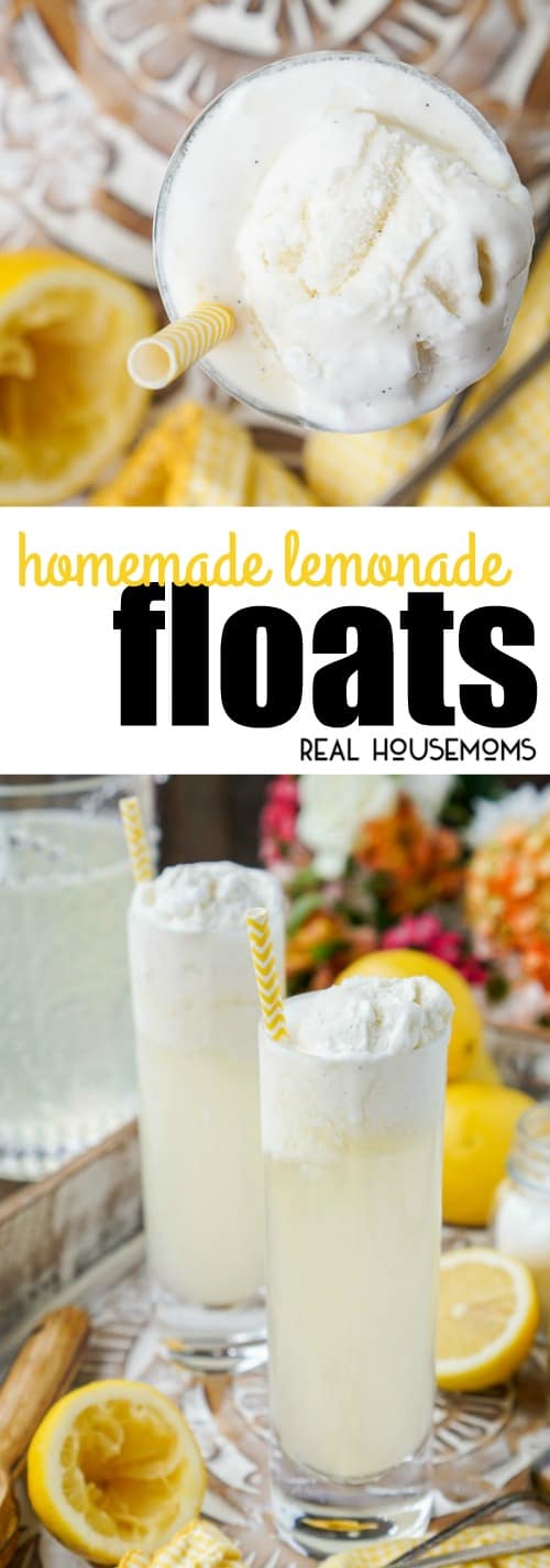 Homemade Lemonade Floats - Real Housemoms