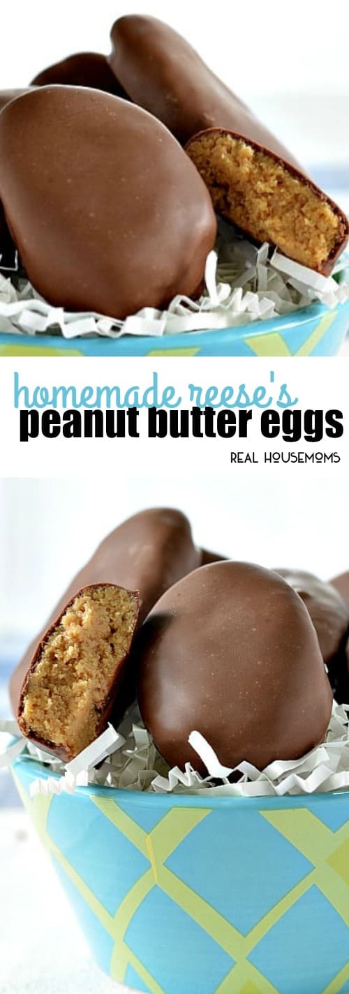 Homemade Reese's Peanut Butter Eggs with Video ⋆ Real Housemoms