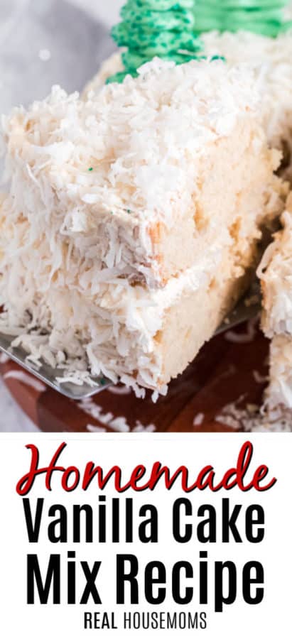 Homemade Vanilla Cake Mix Recipe ⋆ Real Housemoms