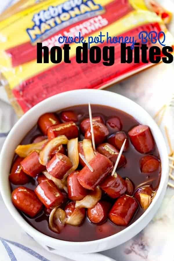 Crock Pot Honey BBQ Bites are an easy appetizer recipe that can be made with simple ingredients from your pantry! They're great for entertaining friends!