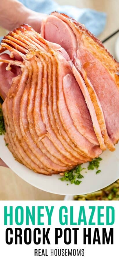Honey Glazed Crock Pot Ham ⋆ Real Housemoms