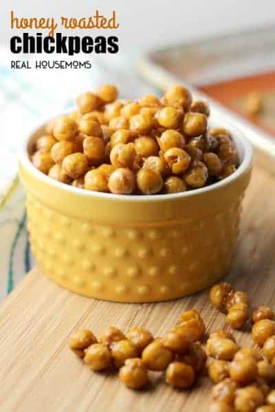 Honey Roasted Chickpeas ⋆ Real Housemoms