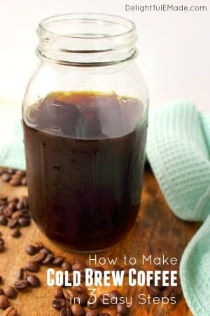 How to Make Cold Brew Coffee by Delightful E Made