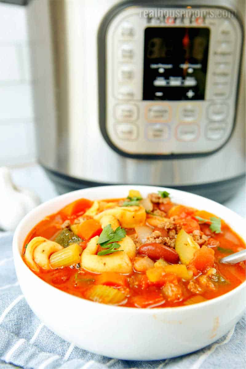 Instant Pot Tortellini Soup with Italian Sausage ⋆ Real Housemoms