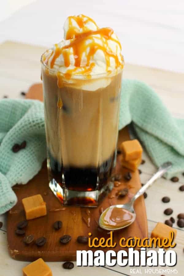 Iced Caramel Macchiato Real Housemoms,Jamaican Beef Patty Png