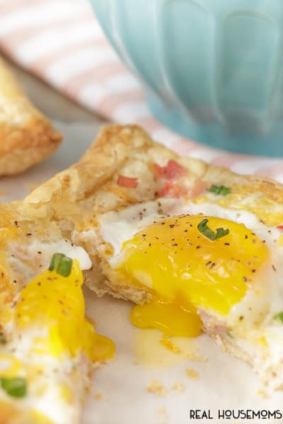 Ham and Cheese Egg Pastry Tart ⋆ Real Housemoms