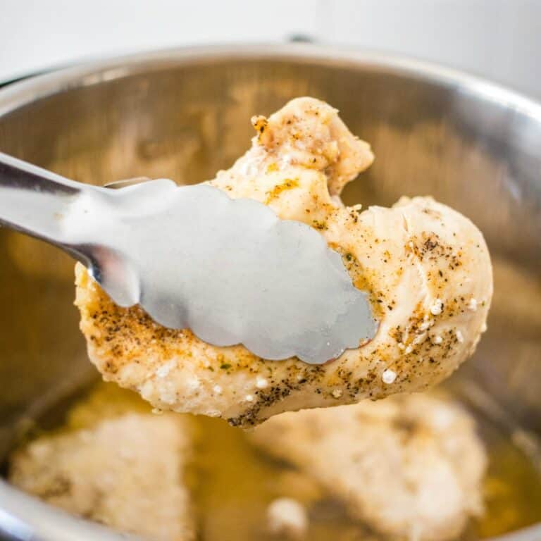 Make Instant Pot Chicken Breast from frozen chicken in minutes with the convenience of your Instant Pot or pressure cooker!