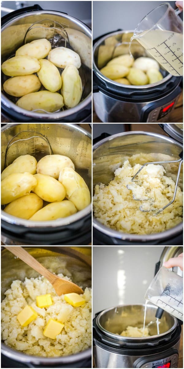 steps to make instant pot mashed potatoes