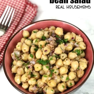 ITALIAN CECI BEAN SALAD is a family favorite that's fun to say and even more delicious to eat!